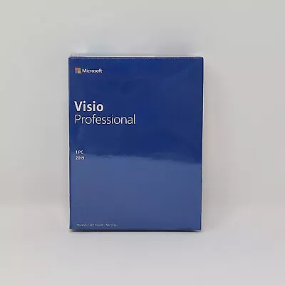 Microsoft Visio 2019 Professional Retail Box New Sealed • $49.98