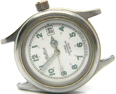 $99.99 • Buy CG Mens Vintage Mallard Combat Chronometer Military Field White Face Watch Parts