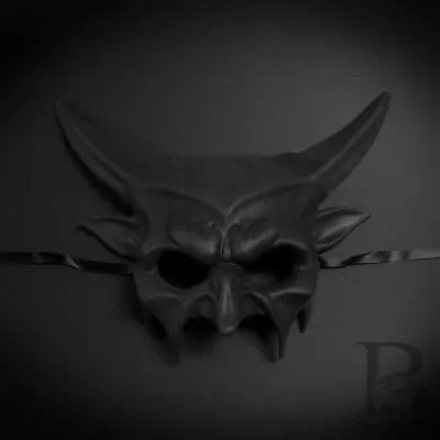 Devil Demon Masquerade Mask Men Black Mask • $45