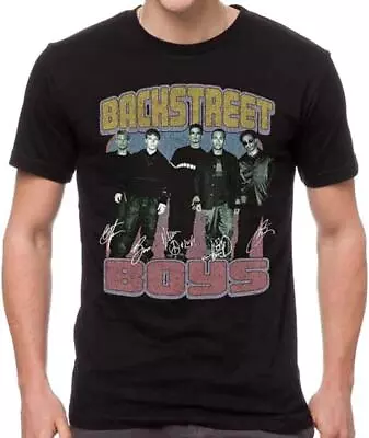 Backstreet Boys Men's Vintage Destroyed Slim-Fit T-Shirt • $18.99