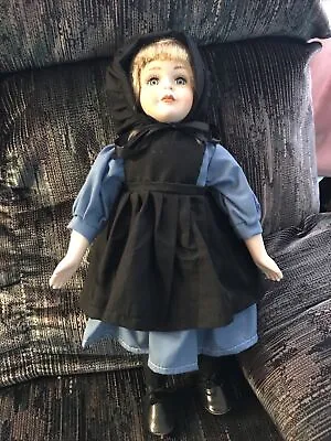 Amish Porcelain 16” Doll From  Brand New In Box Does Not Come With Stand • $34.18