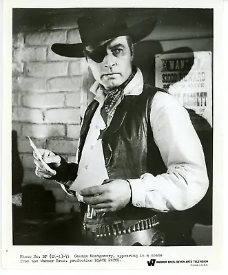 Vintage 8x10 Photo Black Patch (film) 1957 George Montgomery • $14.99