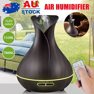 Essential Oil Humidifier Ultrasonic Air Diffuser Aroma Aromatherapy Air Purifier • $22.94