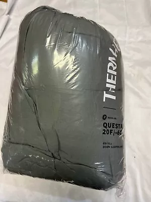 Therm-a-Rest Questar 20F/-6C Lightweight Down Mummy Sleeping Bag -REGULAR • $224.99