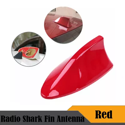 £5.99 • Buy NEW Red Car Aerial Antenna Shark Fin Roof Refit AM/FM Signal For BMW AUDI VW