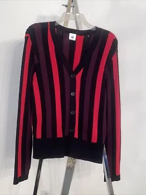 Button Front Cardigan By Cabi. Womens Size XL. Multi Colored Stripes • $10