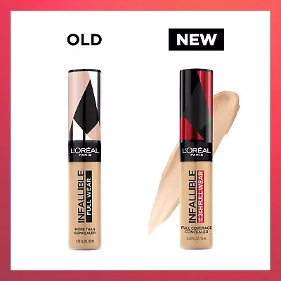 Loreal Infallible 24H Full Wear Concealer .33oz PICK Water Transfer Fade Proof • $14.99