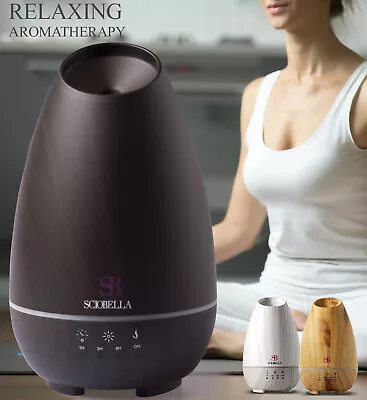 Essential Aroma Oil Diffuser For Large Room Ultrasonic Aromatherapy Humidifier • $22.99