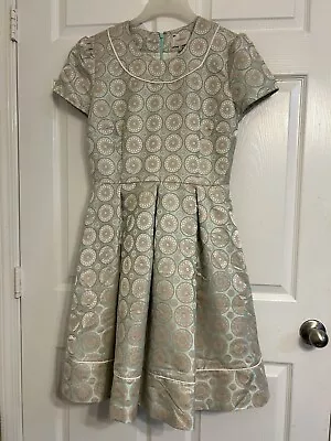 NWT Downeast Mint Jaguard Lined High Tea Dress Size 12 • $45