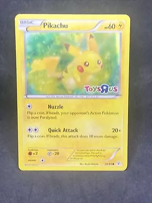 Pokémon TCG PIkachu Toys R US Promo 26/83 Holo Common • $18