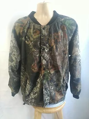 Stearns Dry Wear Hunting Jacket Men Medium Mossy Oak Breakup Camo Outdoors • $34.63