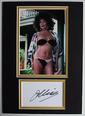 Joan Collins Signed Autograph A4 Photo Display Film The Bitch Stud Dynasty COA • $58.06