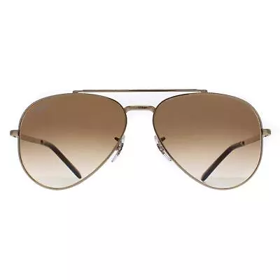 Ray-Ban Sunglasses RB3625 New Aviator 001/51 Polished Gold Light Brown Gradient • $236.50