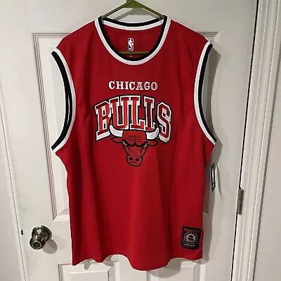 NBA Chicago Bull Red Tank Top Men's Eastern Conference Established 1966 NWT • $20