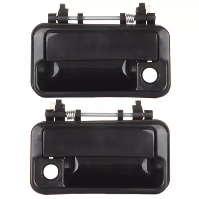 2x Outside Door Handles Black Front Left Right Side For 1989-1994 Metro Pontiac • $9.59