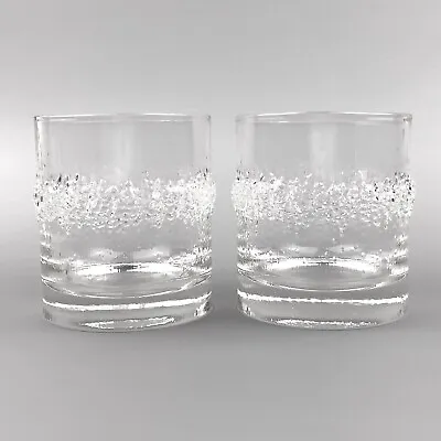 $78.95 • Buy Iittala Niva Whiskey Glasses 8.6cm Tall Tapio Wirkkala 1972-1992 Set Of 2 