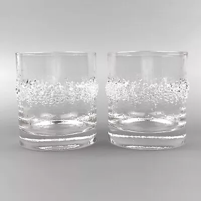 $78.95 • Buy Iittala Niva Whiskey Glasses 8.6cm Tall Tapio Wirkkala 1972-1992 Set Of 2 