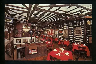 Restaurant Postcard Pennsylvania PA Philadelphia Bookbinder's Victrola Interior • $4.99