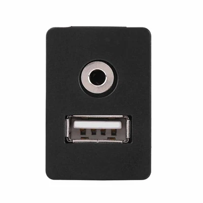 $10.54 • Buy New Car Boat Dash Flush Mount USB Port 3.5mm AUX Jack Extension Cable Lead
