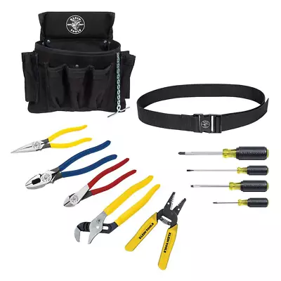 Klein Tools Apprentice Electrical Tool Set Cutting Pliers Screwdrivers 11-Piece • $229.64