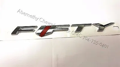 84336885 Camaro Fifty Chrome Fender Emblem 2017-2018 Camaro Fifty Edition OEM GM • $36.18