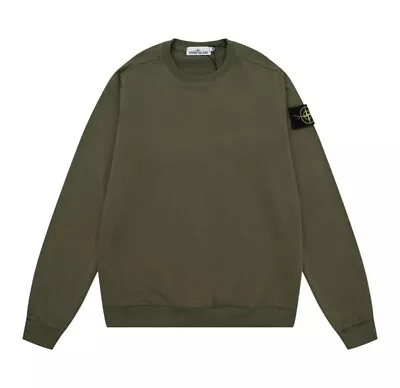 Stone Island Mens Sweater - SIZE XL (Fits Like L) - Olive • $61.57