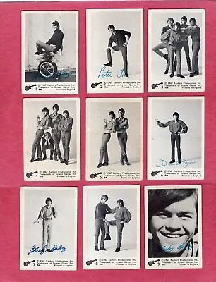 A&bc Gum Cards The Monkees (b&w) 1967 Full Set Of 55 • $1.25