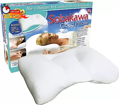 Cloud Pillow With Microbead Fill- Microbead Pillow- Contoured-Shaped Pillow For  • $45.68