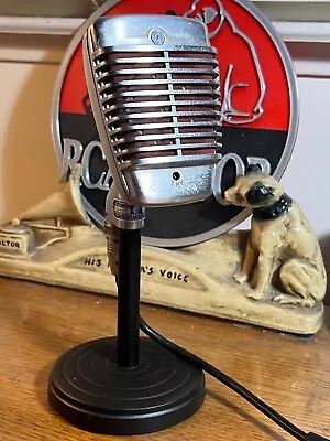 Vintage 1950's SHURE Model DY30 Microphone Working Strong W/desk Stand & Cable • $199