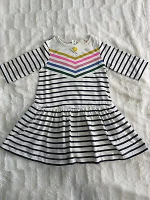 Mini Boden Striped Dress Size 2-3T (98cm) NWT • $30