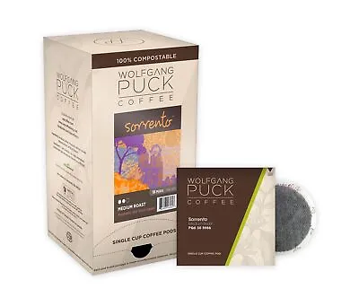 Wolfgang Puck Soft Coffee Pods Sorrento Swiss Water Process Decaf 9.5 Gram ... • $53.99