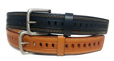 MEN'S CASUAL OR WORK LEATHER BELT Heavy Duty Men's Casual Dress Belt • $21.99