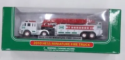 Hess 0407 2010 1:64 Miniature Fire Truck W/ Red Ladder & Display Case • $12.74