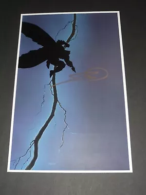 Batman Dark Knight Foil Art Print Signed By Artist Frank Miller 11x17 • $149.99