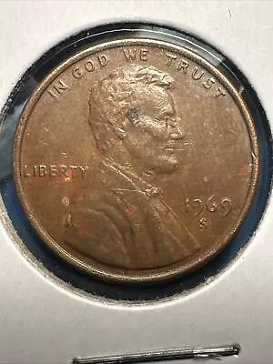 1969 S Lincoln Memorial Cent- Poor Man's Doubled Die (Machine Doubling) • $4.99