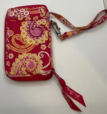 Vera Bradley Raspberry Fizz All In One Wristlet • $15