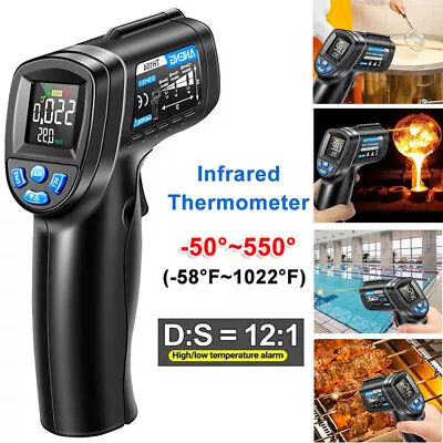 2x Temperature Gun Non-contact Digital Laser Infrared Food Thermometer Measure • $9.98