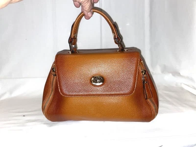 £94.04 • Buy Jack & Chris Leather Satchel Bag Brown Ombré