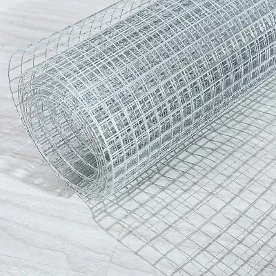 Galvanised Chicken 6m Wire Mesh Fence Net Rabbit Netting Fencing Cages Runs Pens • £35.99