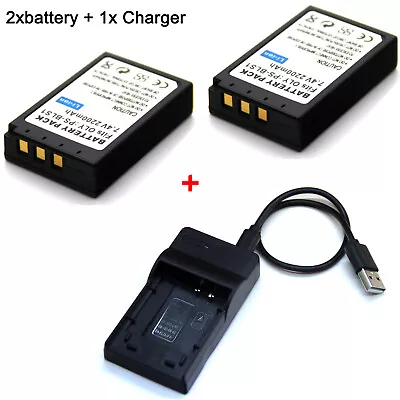 AU Battery / Charger For PS-BLS1 Olympus Evolt E-600 E600 E-620 E620 EP1 EP2 EP3 • $20.99