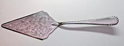 Italy Art Nouveau Wedding Cake Server Knife Silver Plated Polished Clean Vintage • $21.75