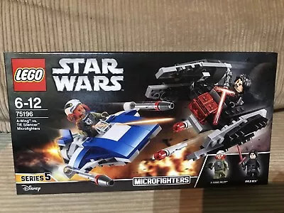 Retired LEGO 75196 Star Wars A-Wing Vs Tie Silencer Microfighters New • $47.99