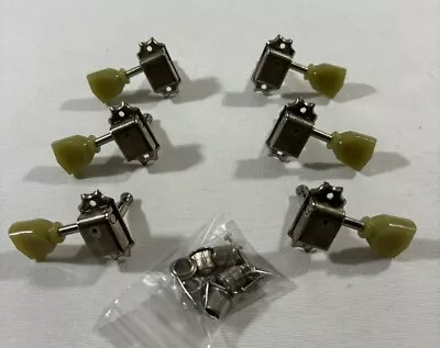 2001 Epiphone Les Paul Standard 3x3 Vintage Green Tulip Tuners Tuning Pegs W/ HW • $29.95