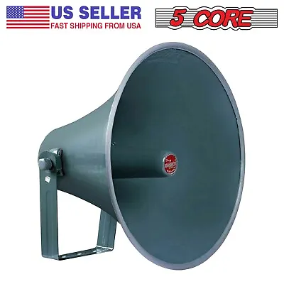 5Core Indoor Outdoor PA Loud Speaker Horn 16 Inch Waterproof Weatherproof • $29.99