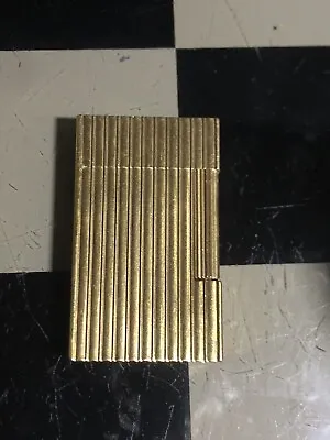 $1099 • Buy S.T.Dupont Lighter Line 2 Large Gold Plated Vintage Collectable Nice Item In Box