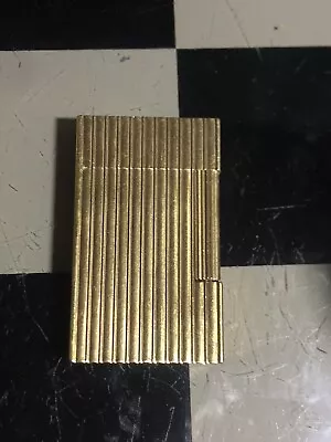 S.T.Dupont Lighter Line 2 Large Gold Plated Vintage Collectable Nice Item In Box • $1099