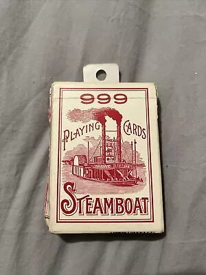 Vintage 999 STEAMBOAT Playing Cards Red Deck U.S. Playing Card Company • $43.57