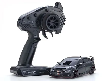 Kyosho Mini-Z AWD Honda CIVIC Type R Crystal Black Pearl Readyset RTR #32613BK • $195.99