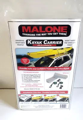 Malone Kayak Canoe Carrier Auto Car Roof Travel Transport Kit • $19.99