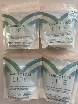 4 Bag Mannatech Ambrotose LIFE® Slimsticks Glyconutrient Immune Supplement 150g • $275